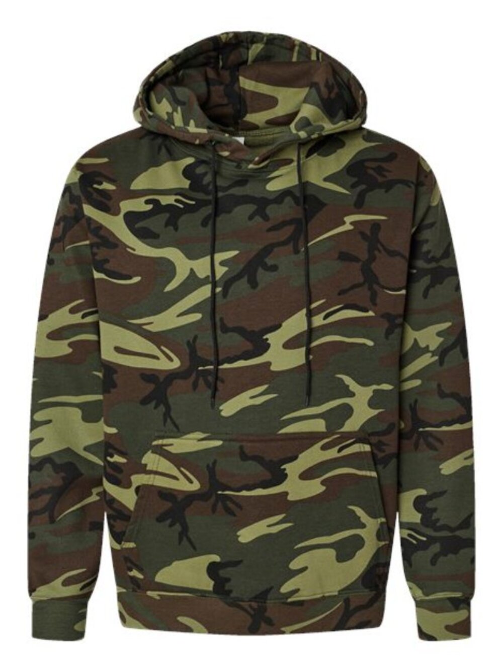 Men's Camouflage Hoodie Sweatshirt - Green Camo